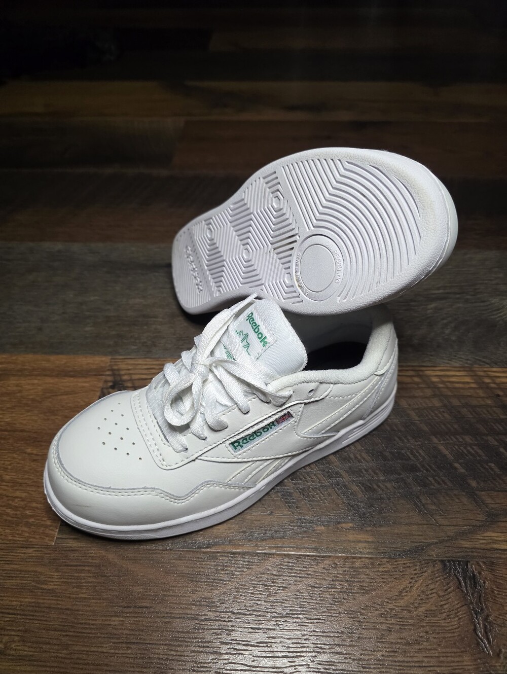 Reebok Shoes Women's Club Memt Work White And Green Composite Toe 6M